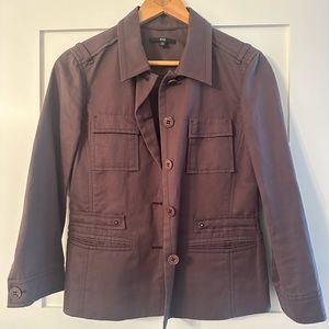 HUGO BOSS jacosa in chocolate. US size 8. Arm length 20” jacket length 20”